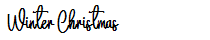 Winter Christmas